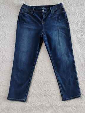 Chico's So Slimming Girlfriend Crop Jeans